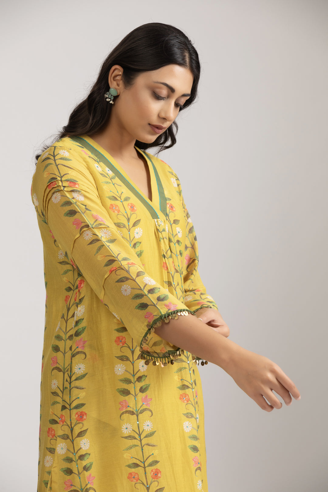Asagao Flower Kurta Set