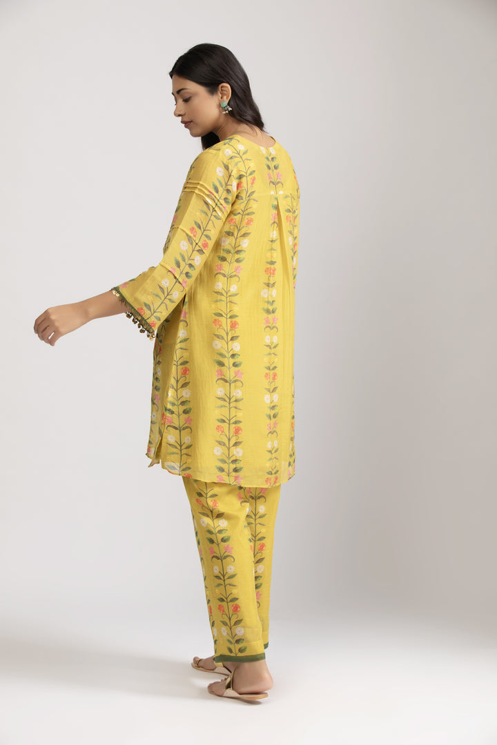 Asagao Flower Kurta Set