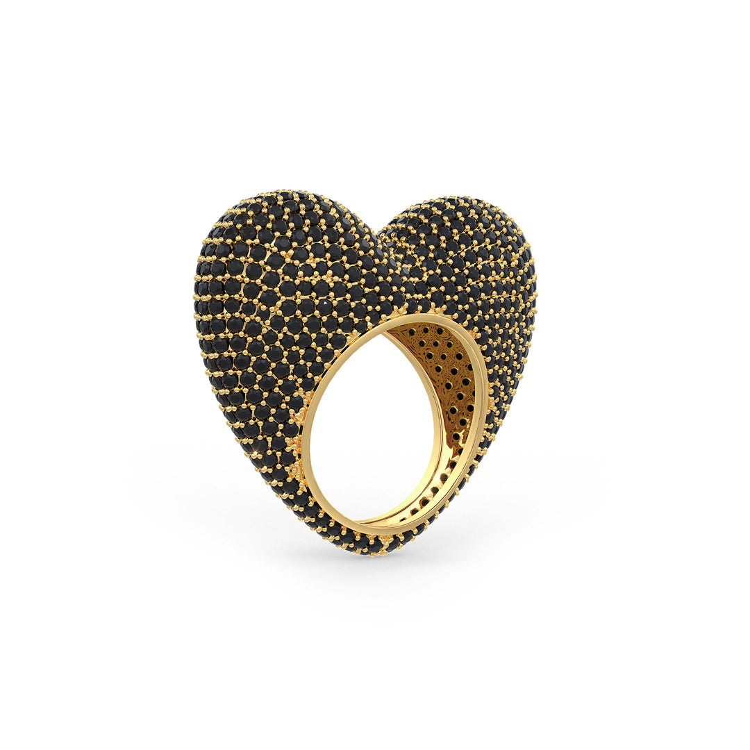 The love ring in gold