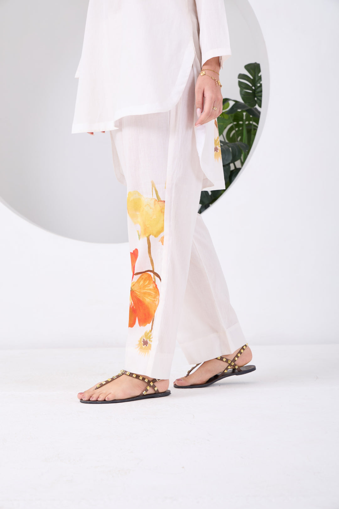 White Daisy Summer Coord Set