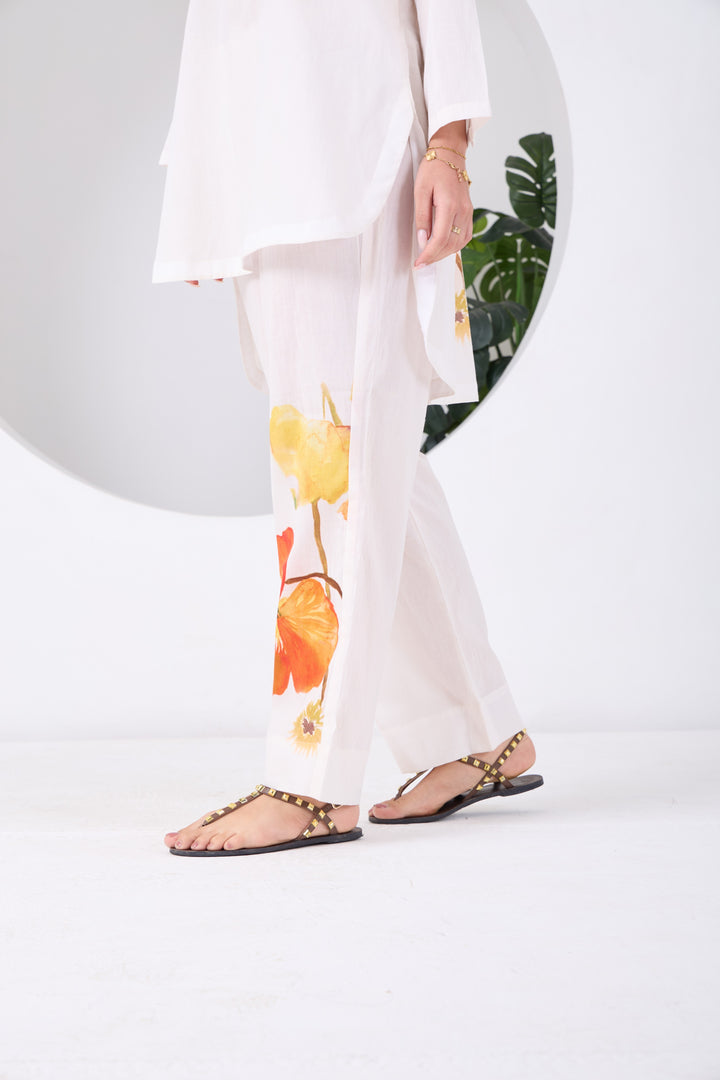 White Daisy Summer Coord Set