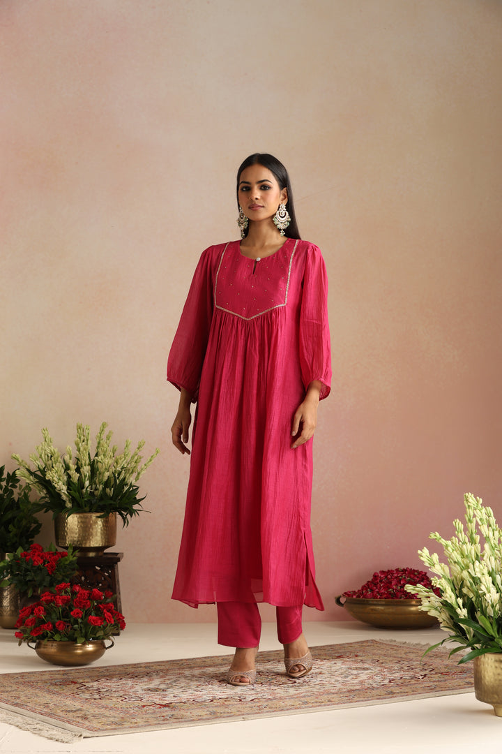 Gulaabi Ishq Kurta Set