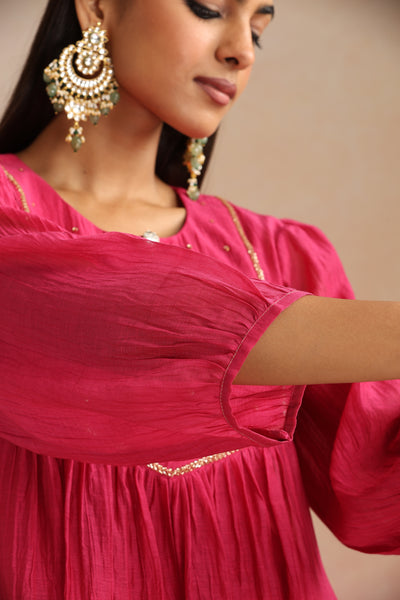 Gulaabi Ishq Kurta Set - Set of 3