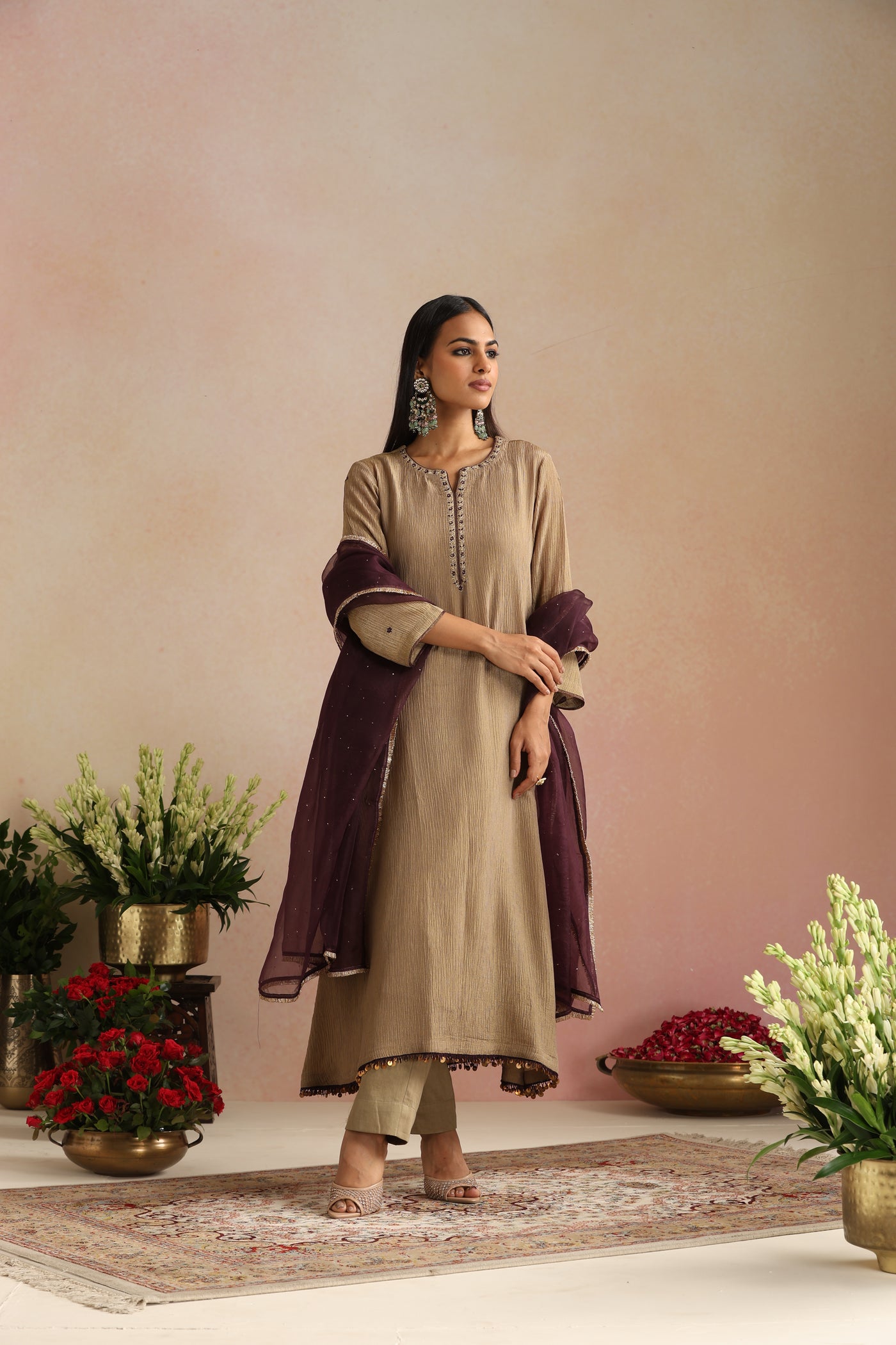 Bukhara Ishq Mukaish Organza Odhani