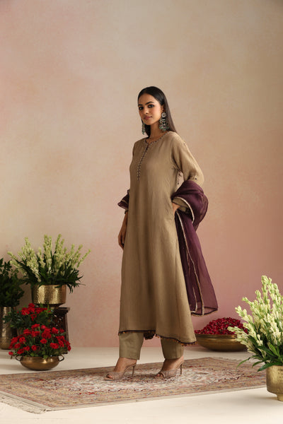 Khanak Ishq Tissue Kurta Set - Set of 2