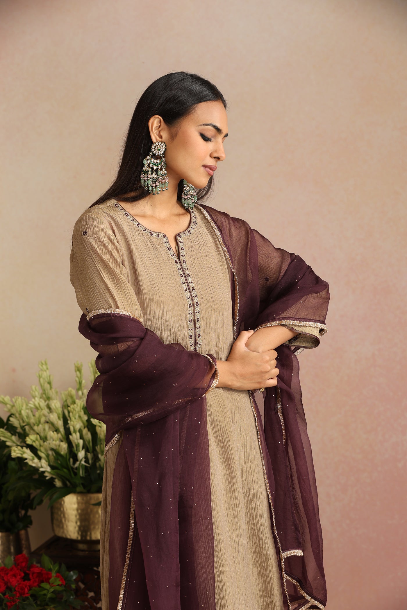 Bukhara Ishq Mukaish Organza Odhani