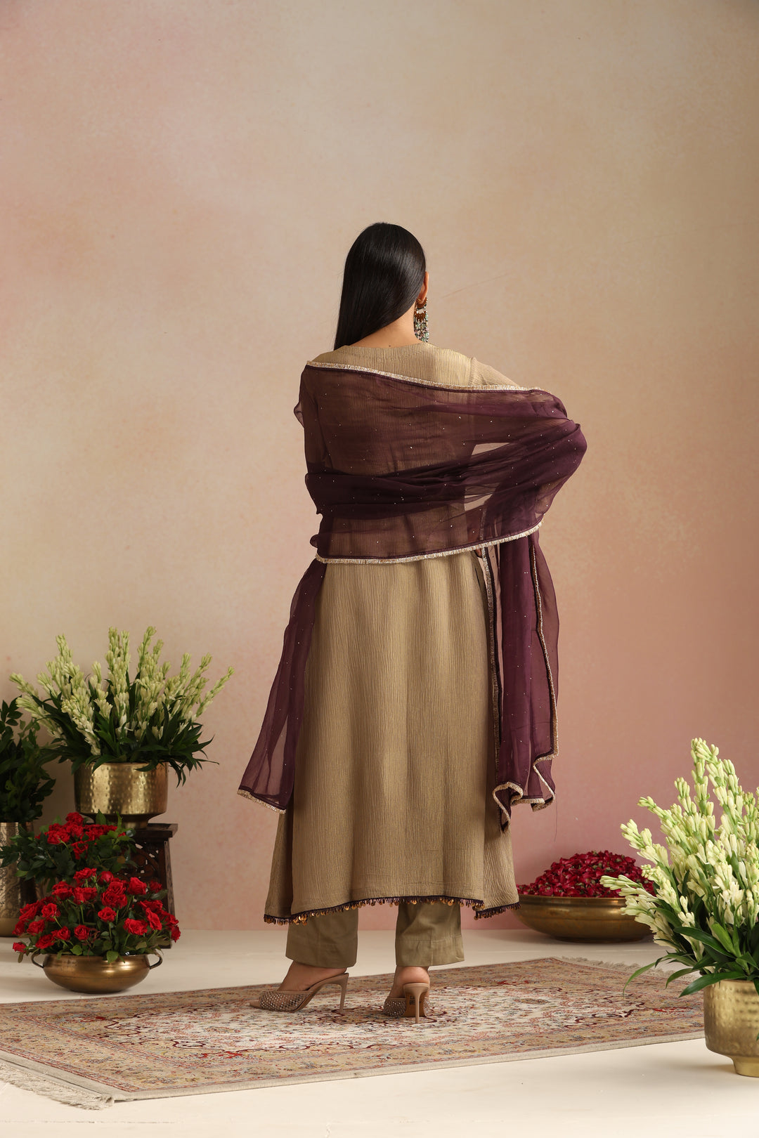 Khanak Ishq Tissue Kurta Set