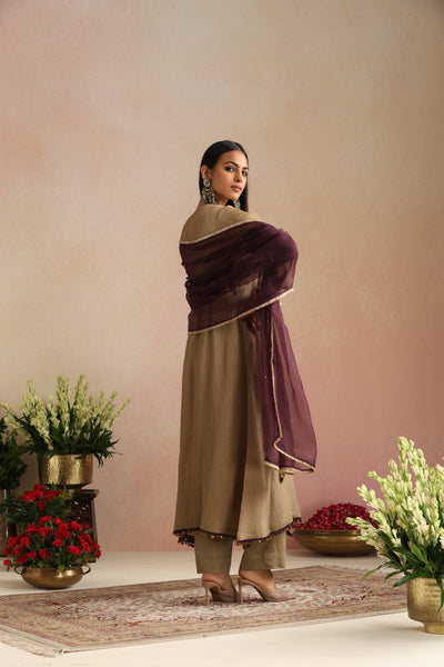 Khanak Ishq Tissue Kurta Set - Set of 2