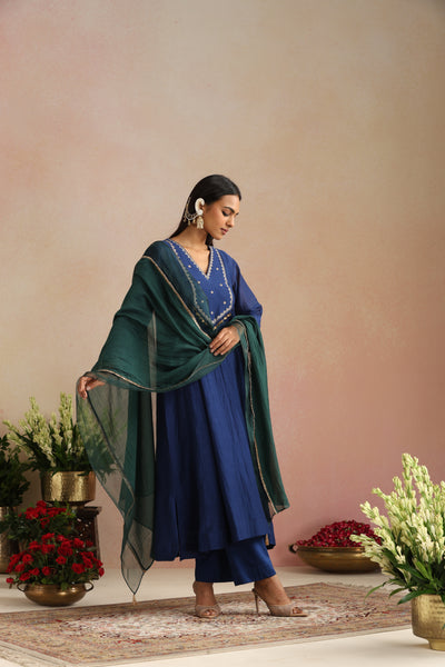 Panna Ishq Chanderi Organza Odhani