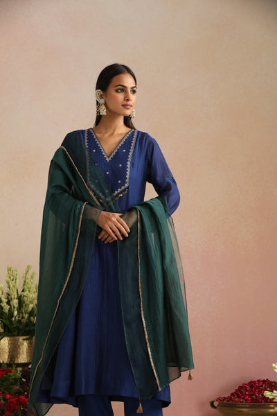 Panna Ishq Chanderi Organza Odhani