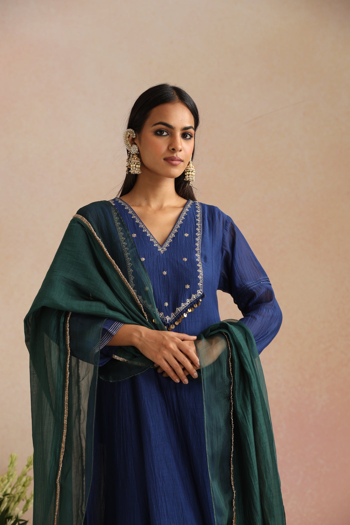 Panna Ishq Chanderi Organza Odhani