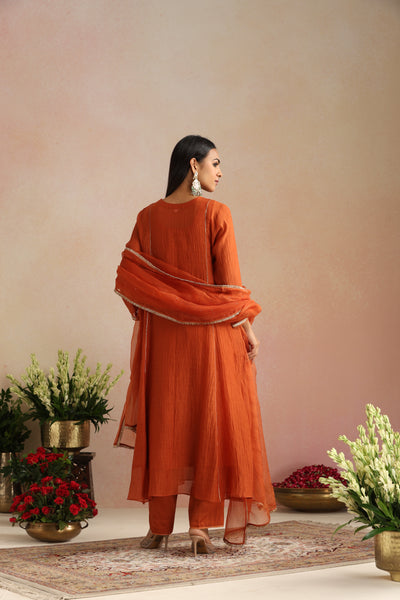 Kesariya Ishq Kurta Set - Set of 3