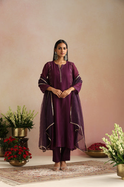 Mehr Ishq Mukaish Organza Odhani