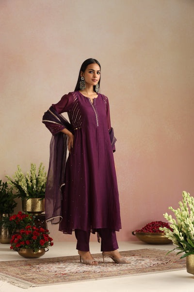 Mehr Ishq Mukaish Organza Odhani