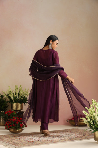 Mehr Ishq Mukaish Organza Odhani