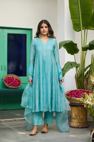 Sharmeeli Motichoor Kurta Set
