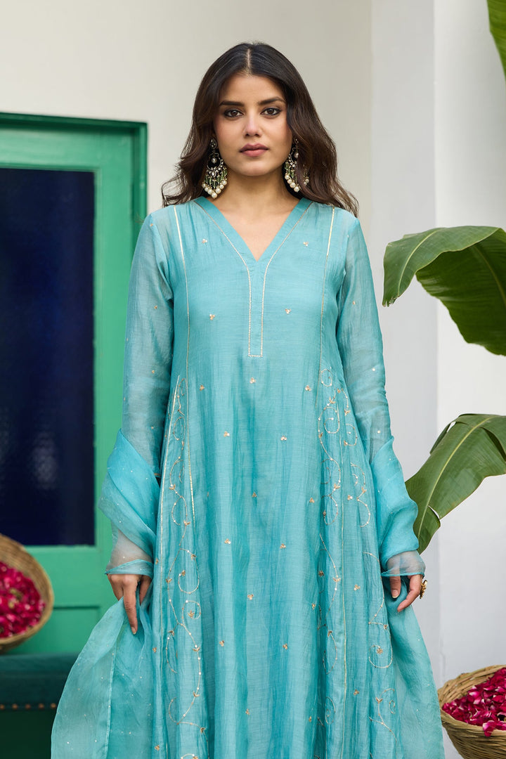 Sharmeeli Motichoor Kurta Set