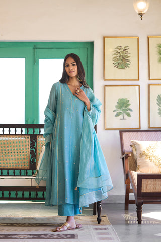 Maddham Dhoop Chhaon Kurta Set