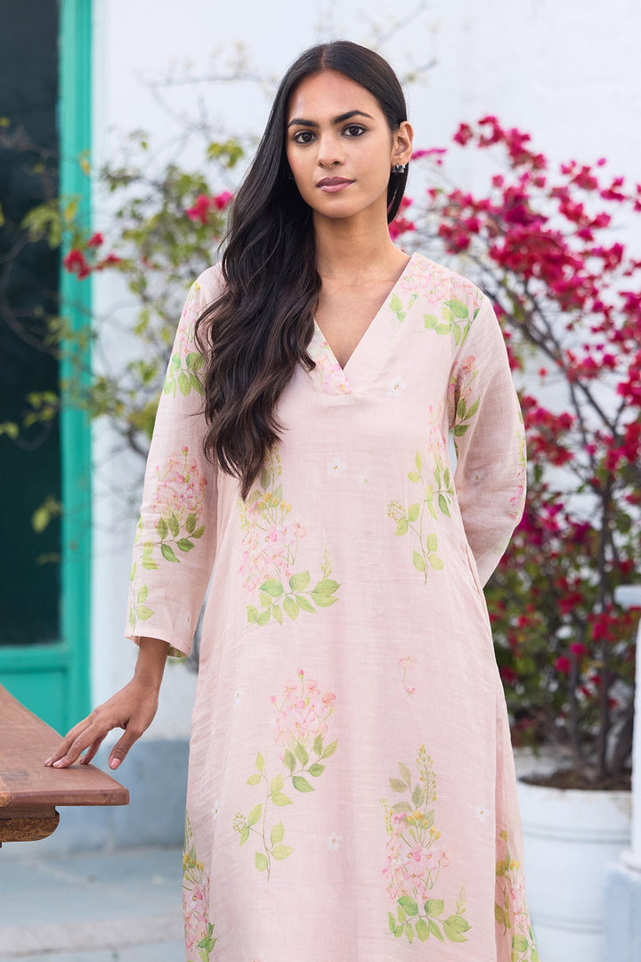 Peach Madhumalti Avril Coord Set
