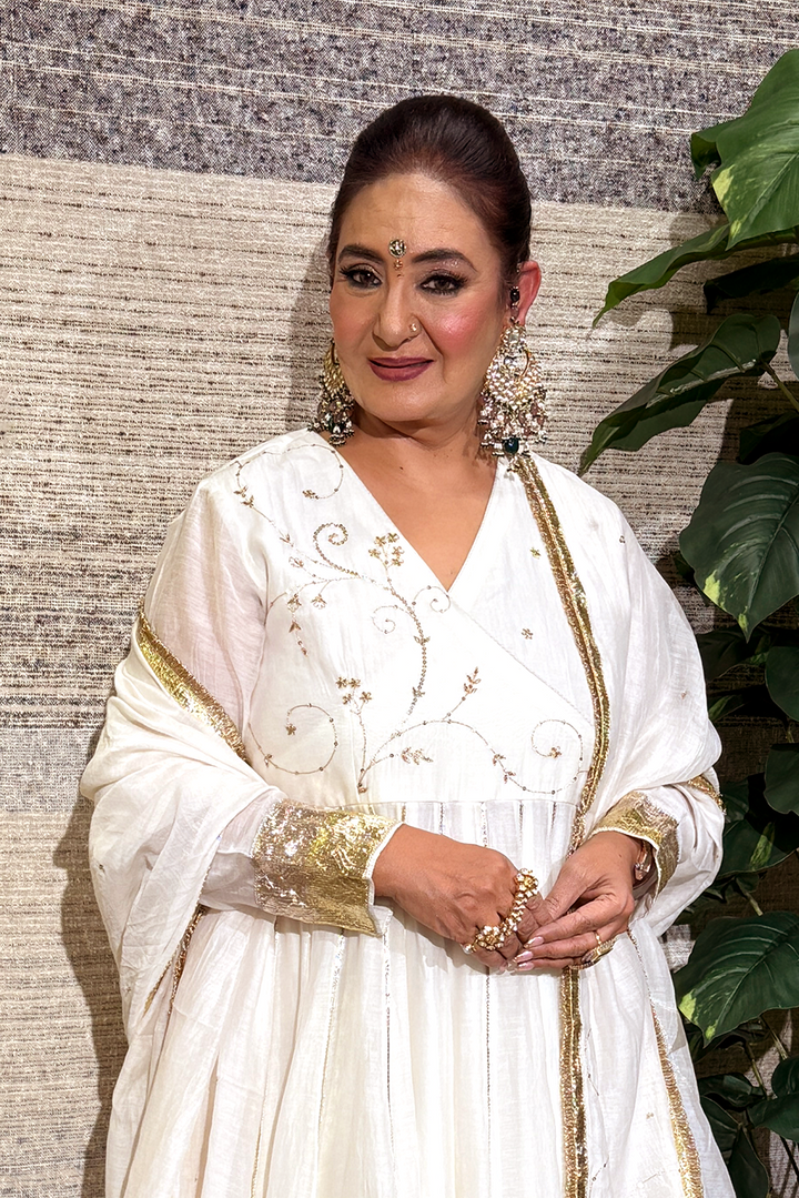 Jaspinder Narula in Custom Ishq Anarkali set