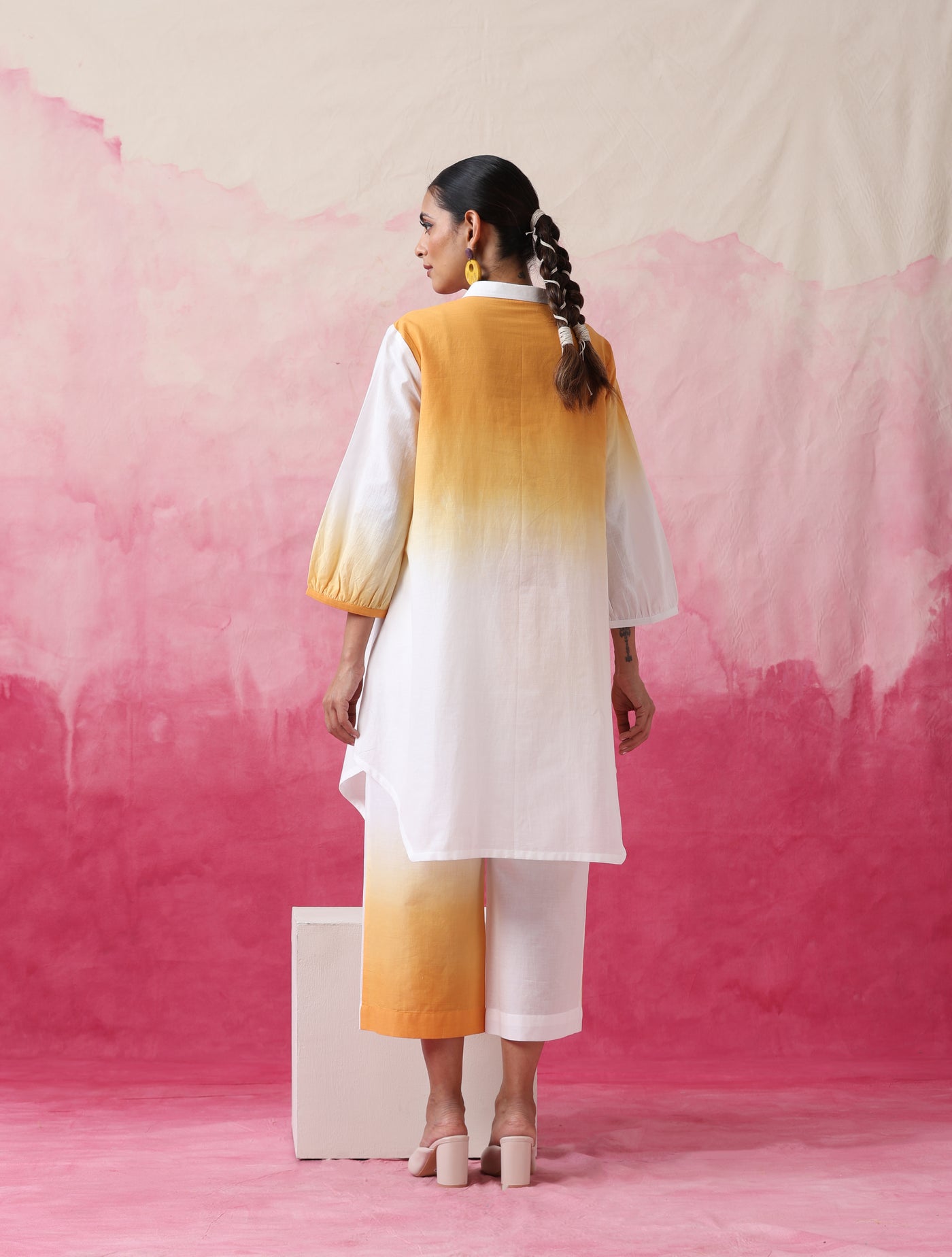 Reverse Ombre Co ord Yellow