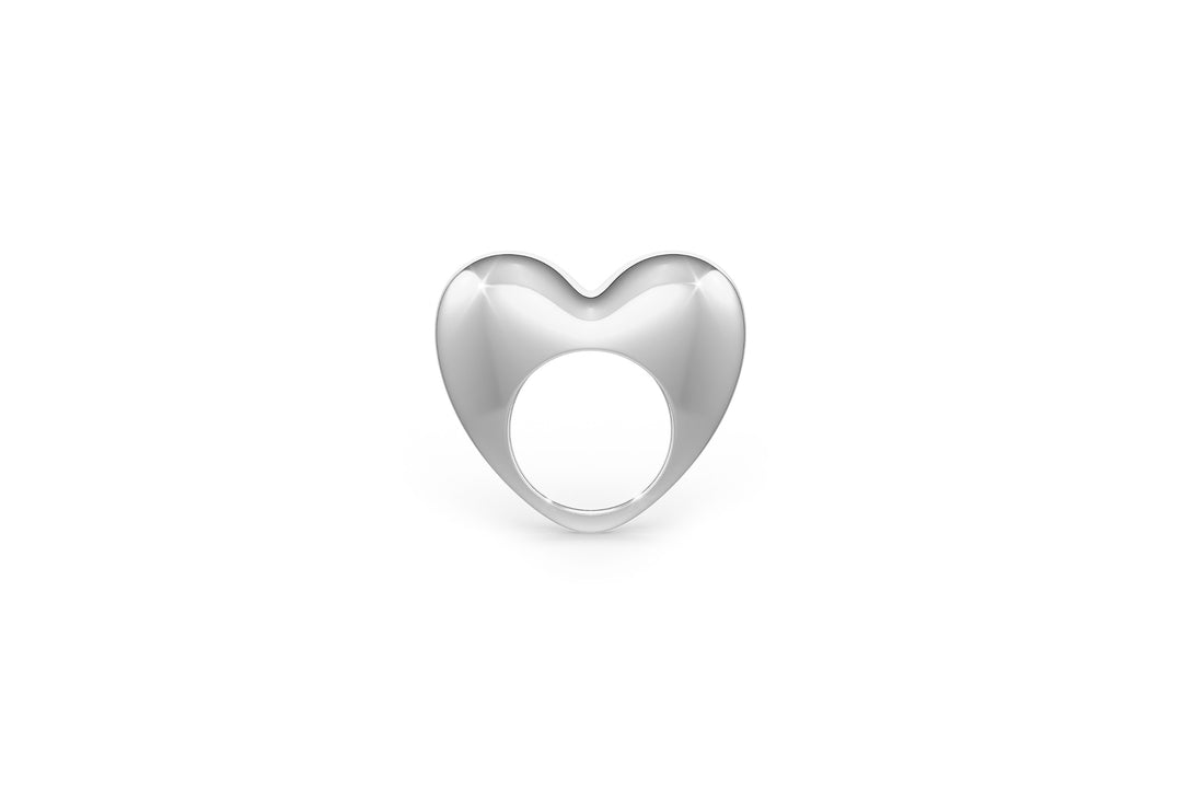 The love ring in silver