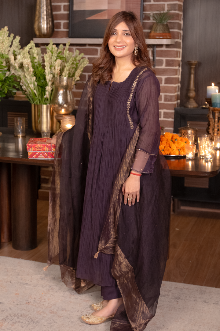 Priyanka in Soha Leela Kurta Set