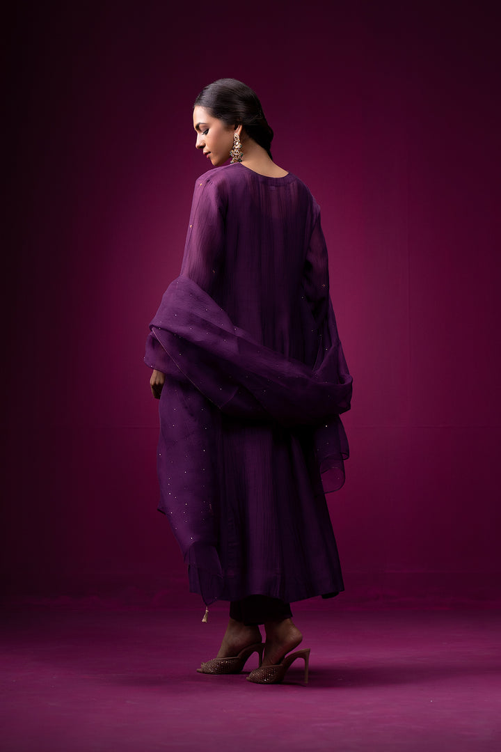 Inaya Hand embroidered Kajri Kurta Set - Set of 2