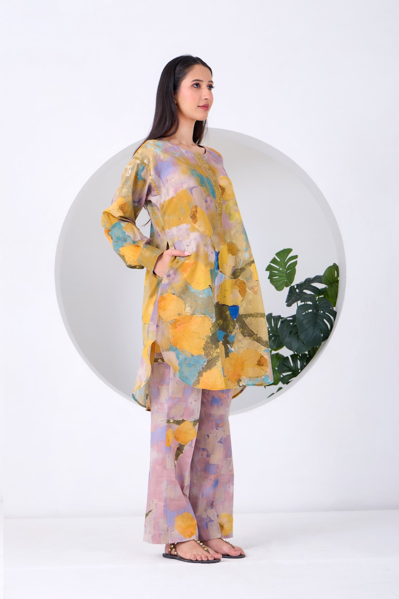 Greem Ombre Coord Set