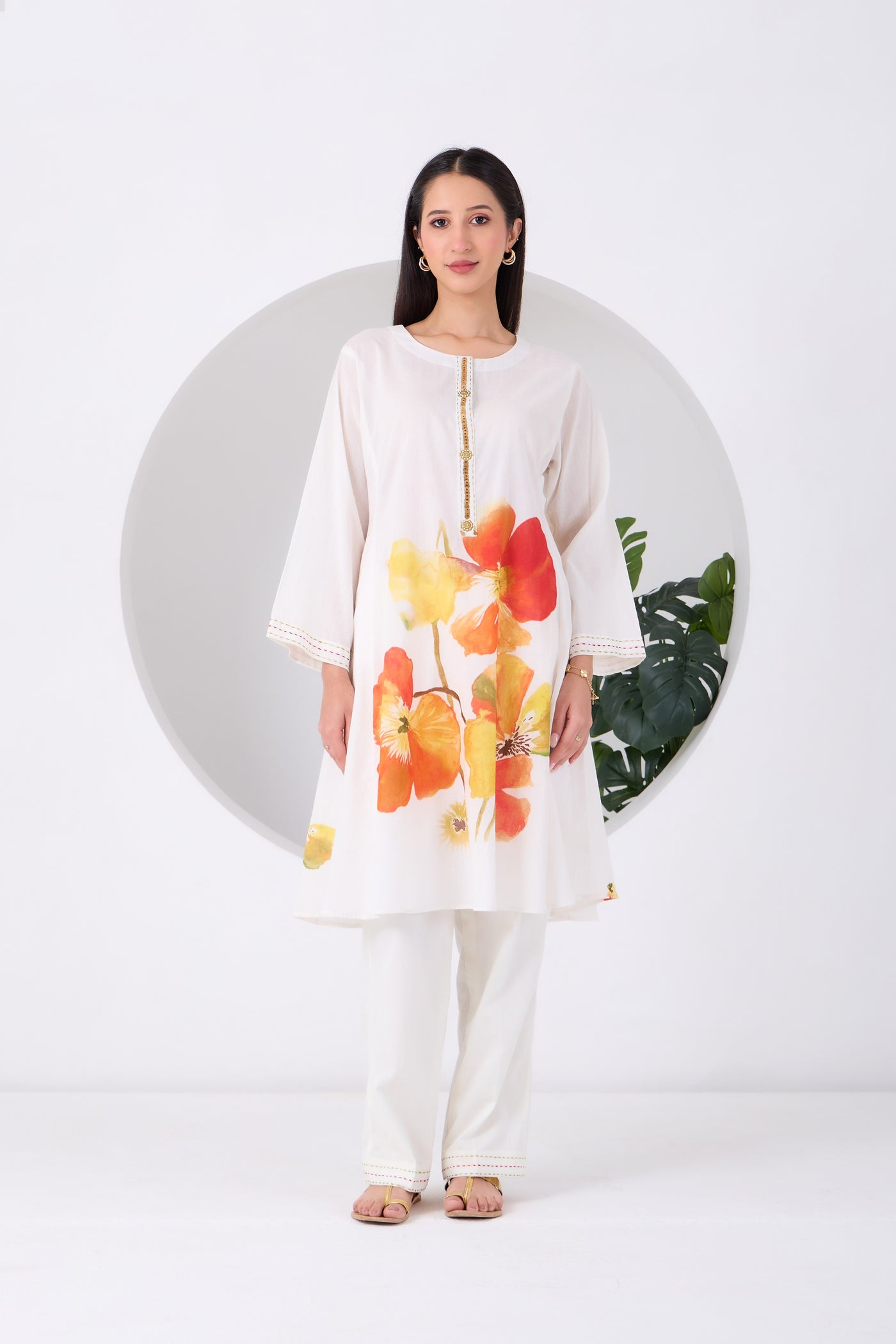 White Daisy Summer Coord Set