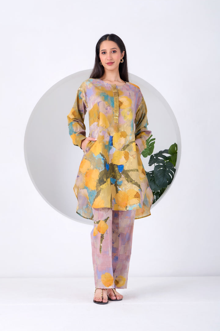 Green Ombre Coord Set