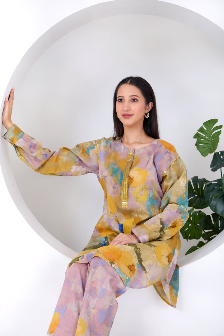 Green Ombre Coord Set