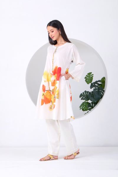 White Daisy Summer Coord Set