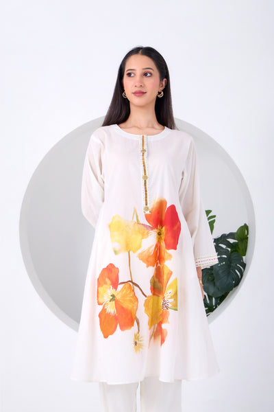 White Daisy Summer Coord Set