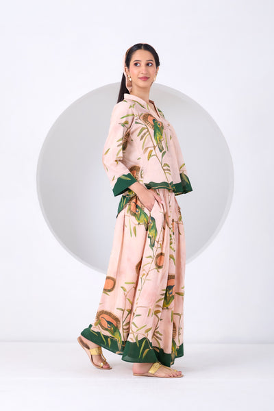 Peach Montane Skirt Set