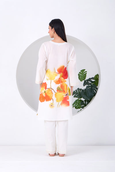 White Daisy Summer Coord Set