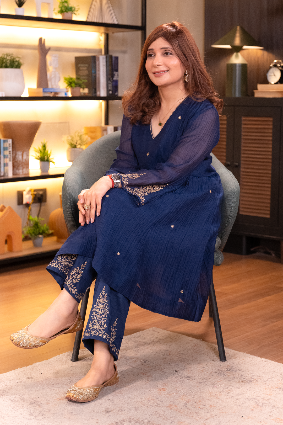 Priyanka in Ayesha Dastaan Kurta Set