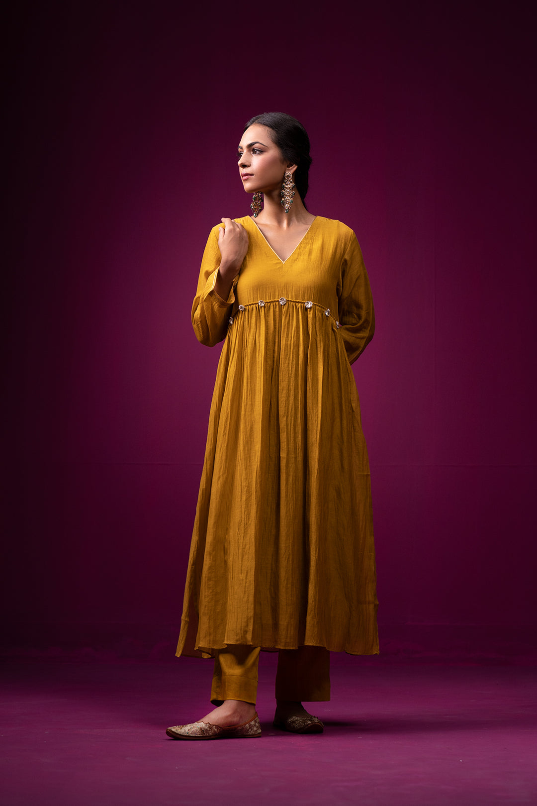 Haldia Gota Hand Embroidered Kajri Kurta Set - Set of 2