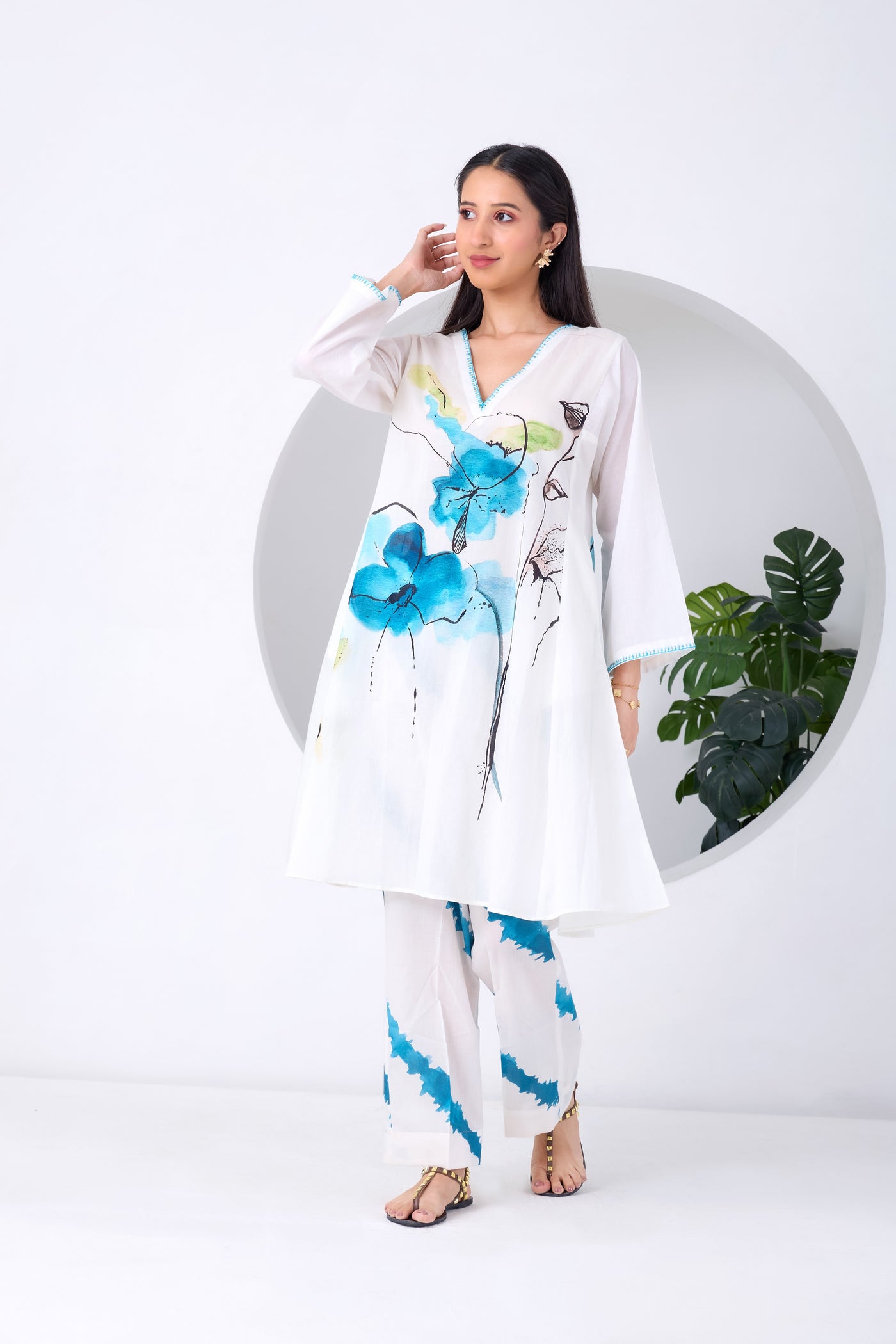 Blue Siberica Coord Set