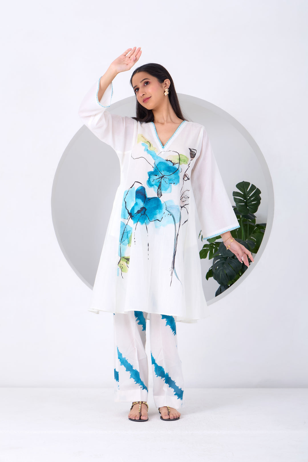 Blue Siberica Coord Set