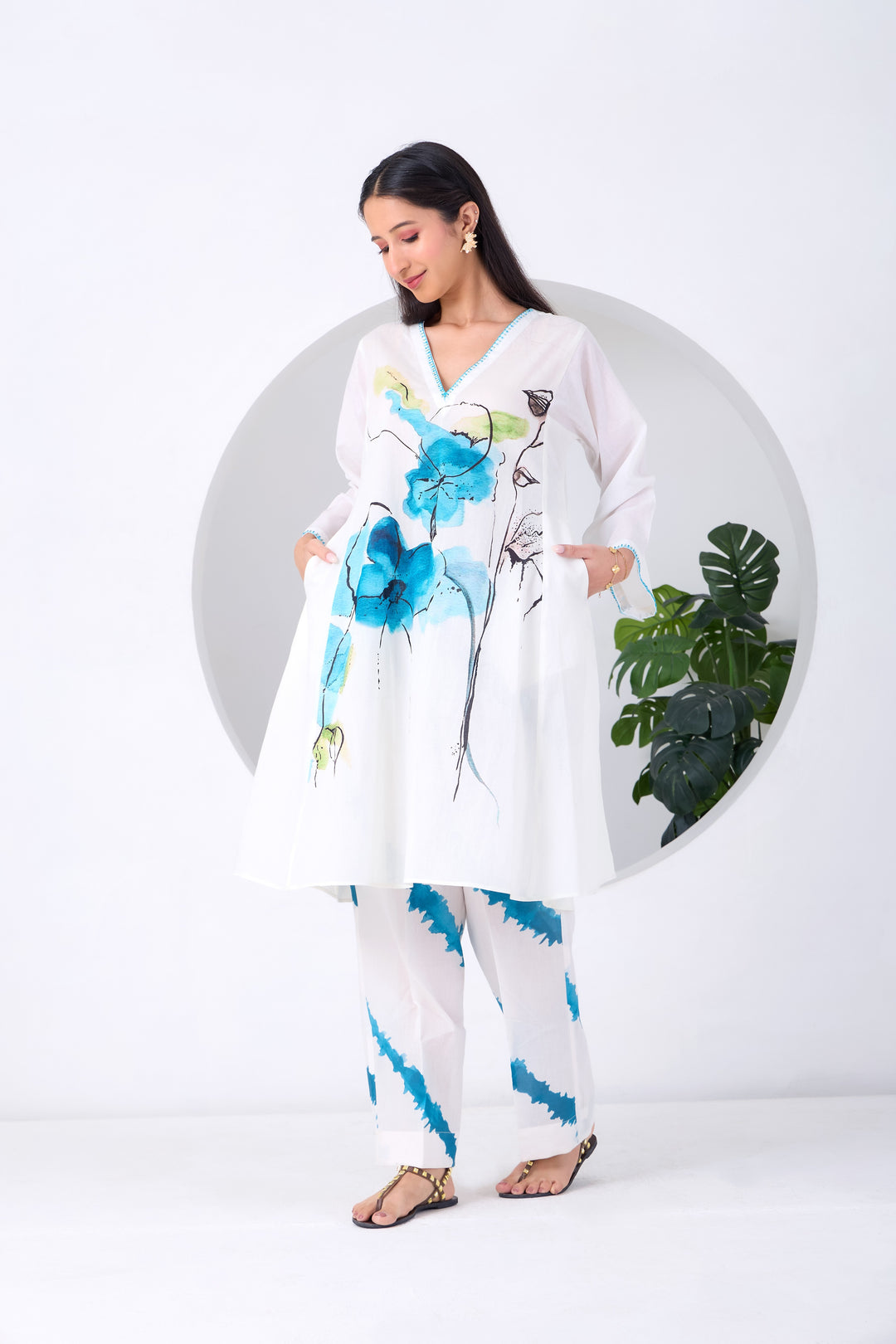 Blue Siberica Coord Set