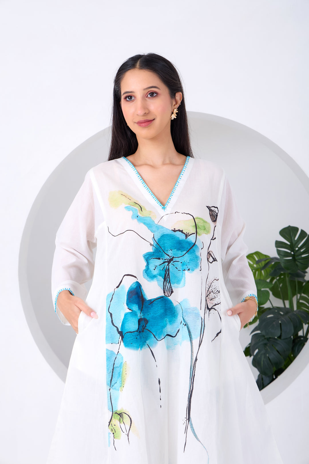 Blue Siberica Coord Set