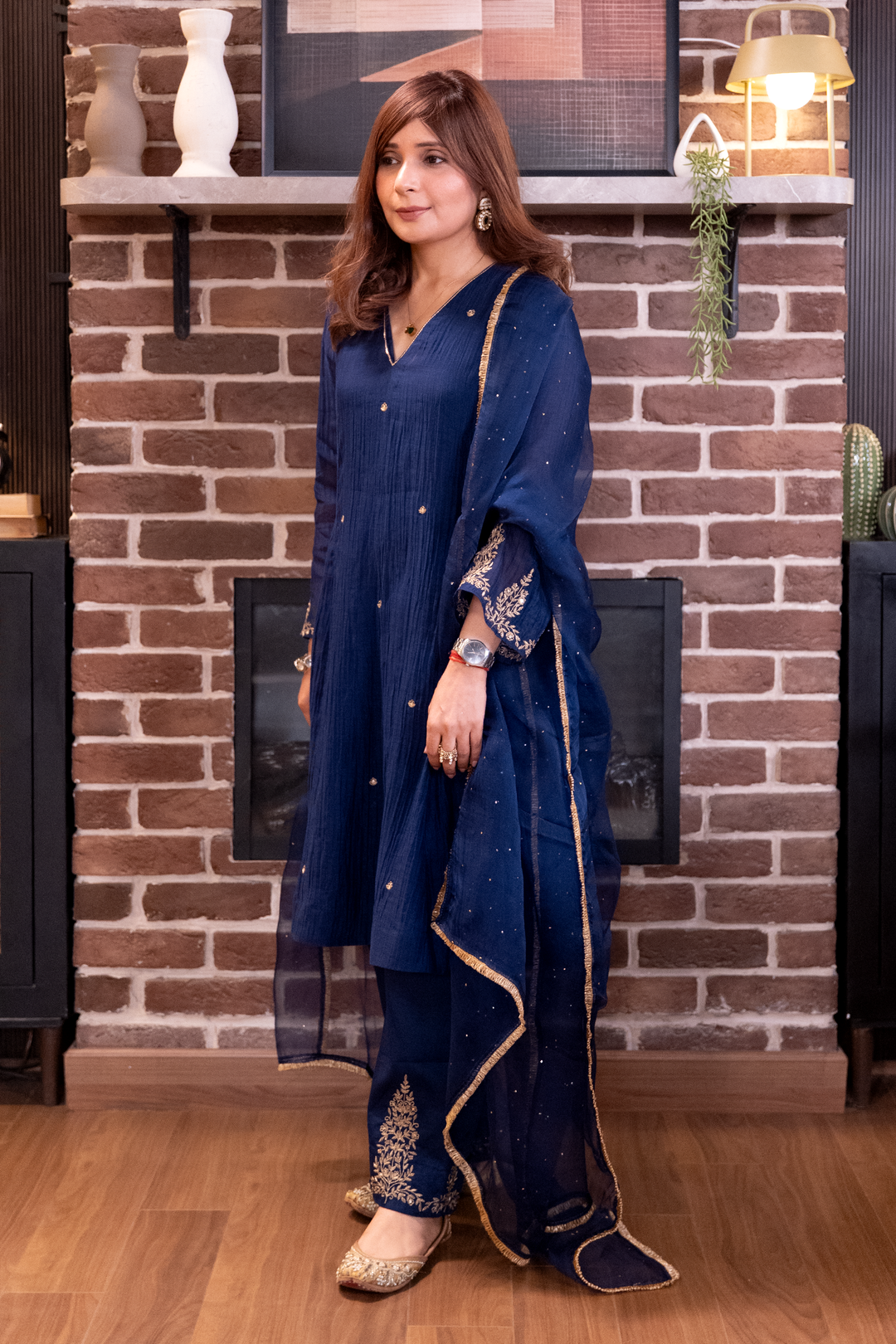 Priyanka in Ayesha Dastaan Kurta Set