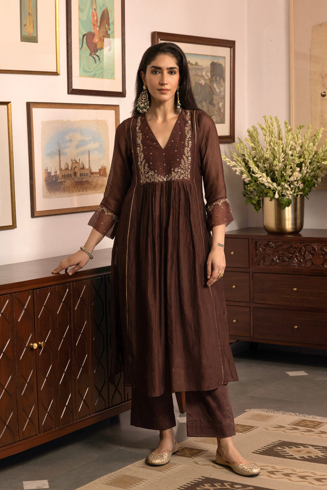 Malini Dastaan Kurta Set