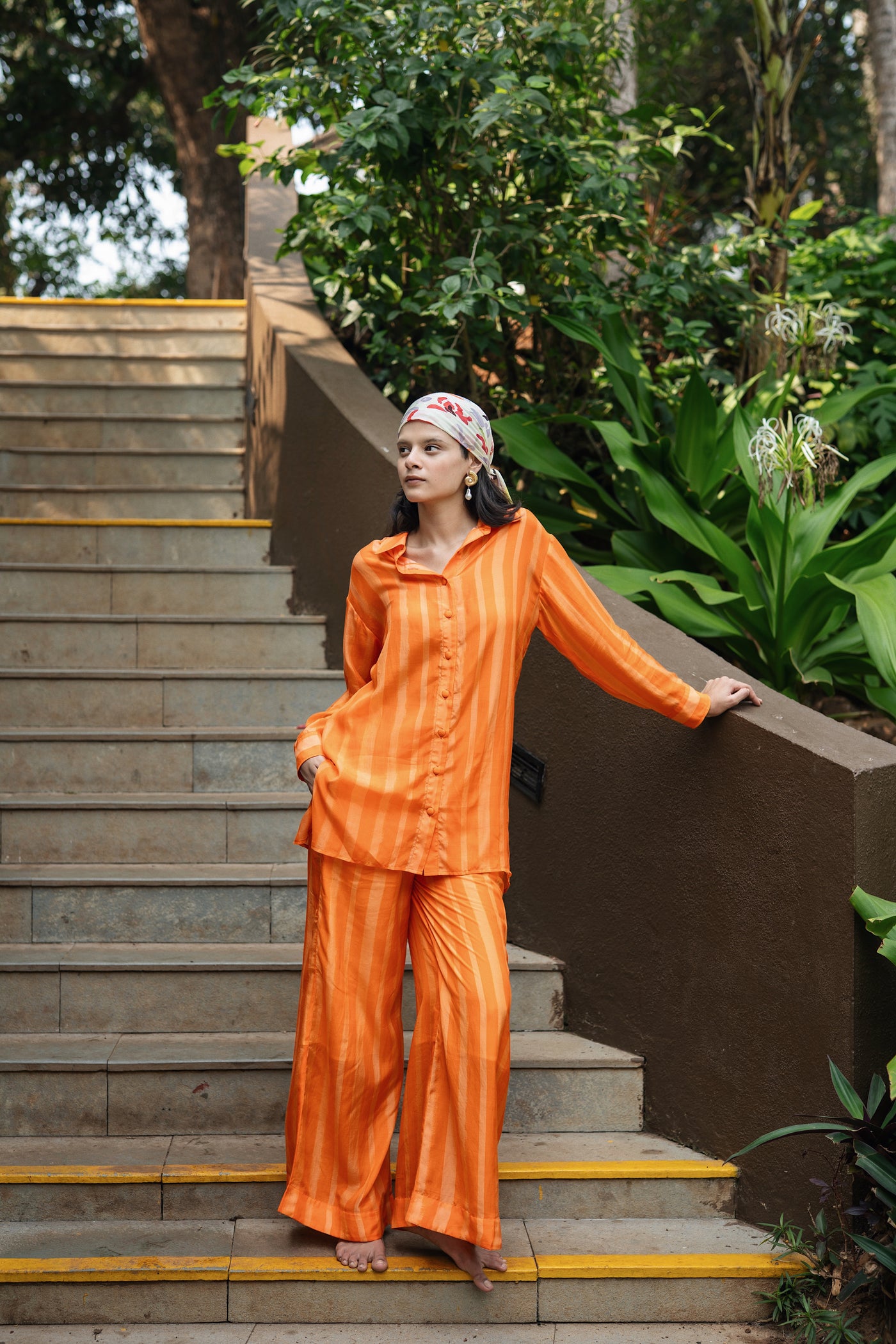 Maria Orange Coord Set