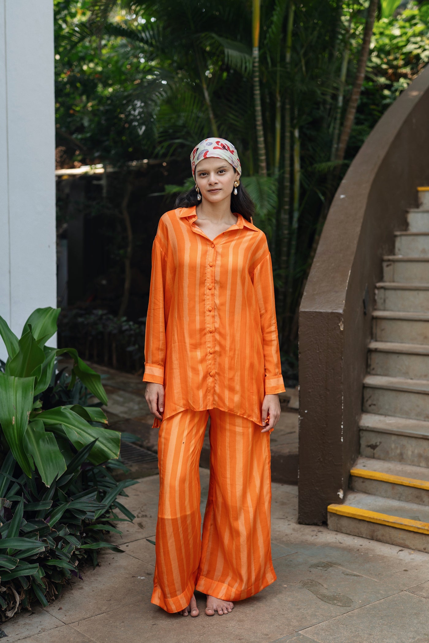 Maria Orange Coord Set