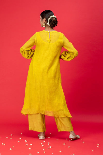 Sunflower Chanderi Suit Set