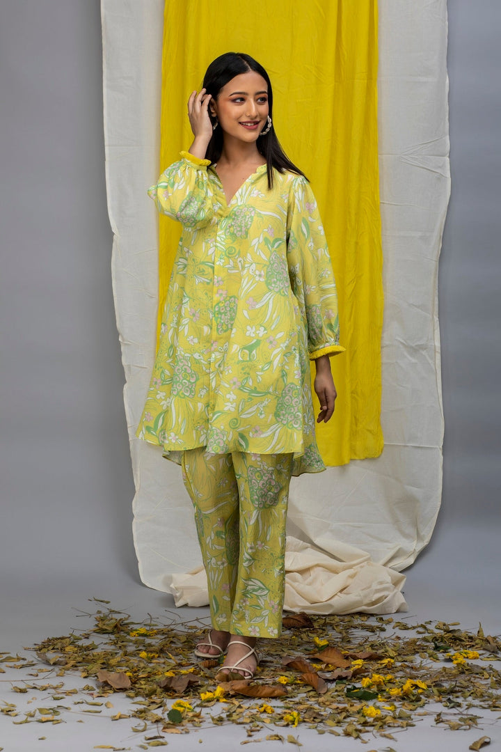 Jungle Love Printed Cotton Coord Set