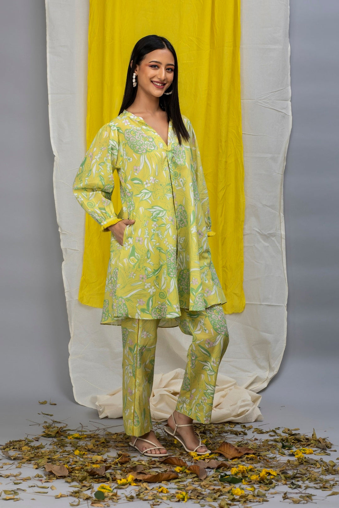 Jungle Love Printed Cotton Coord Set