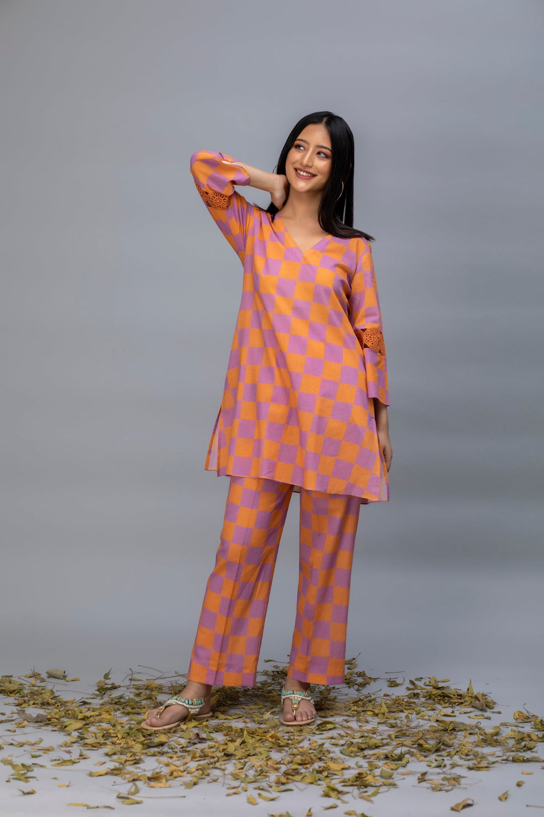 Lilium Printed Cotton Coord Set